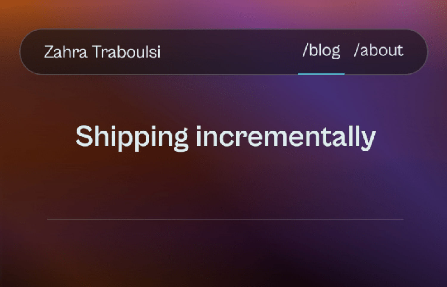 Shipping Incrementally article