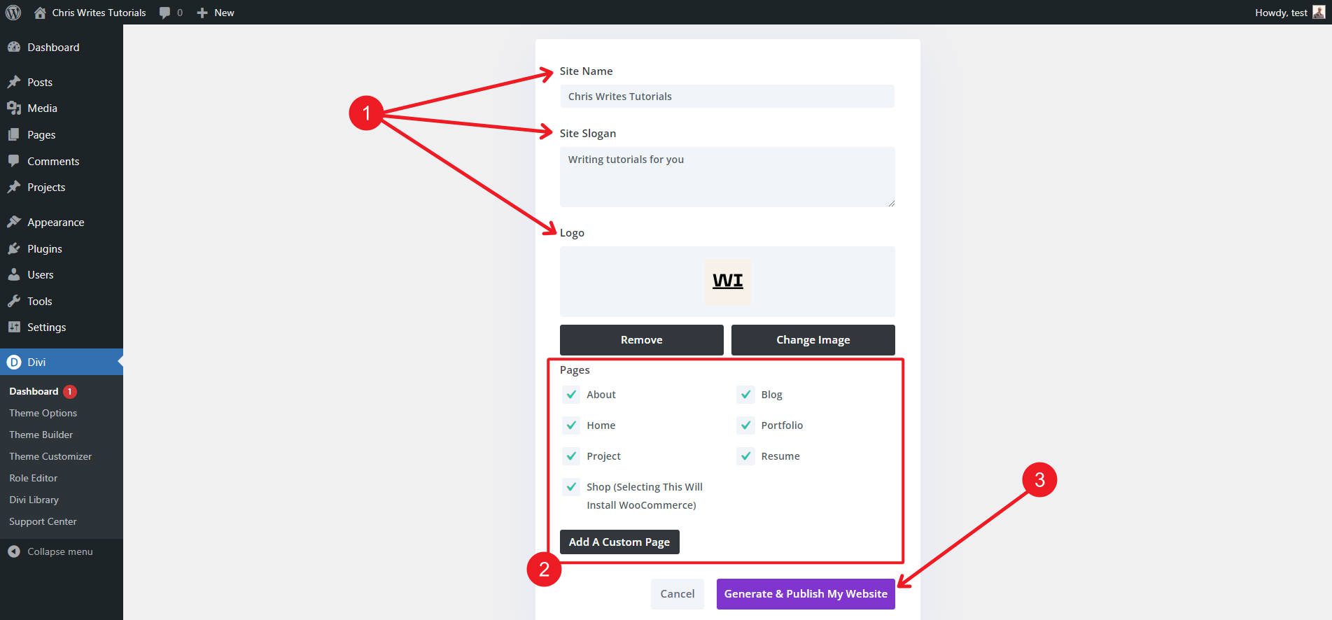 Starter Website to Make Money - Steps 1-3