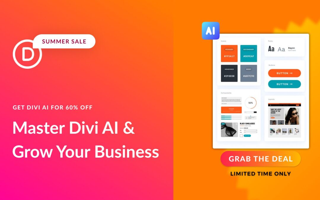 7 Ways To Master Divi AI And Supercharge Your Business (60% Off Today)