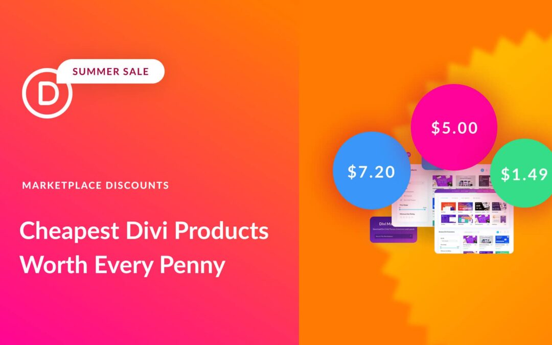 The Cheapest Divi Products That Are Worth Every Penny (Starting at $1.49)