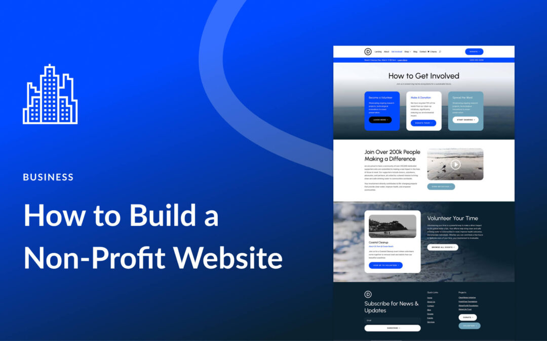 How to Build a Non-Profit Website in 2024 (Quick & Easy)