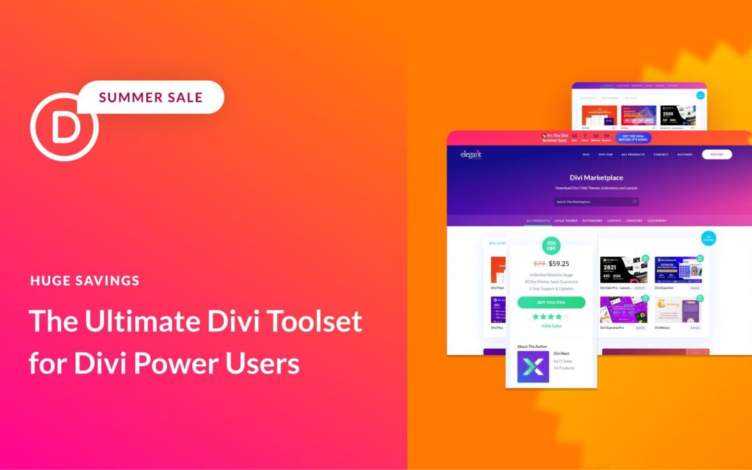 The Ultimate Divi Toolset for Divi Power Users (20-70% OFF)