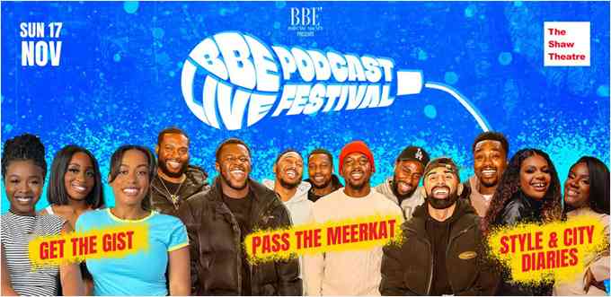 BBE Podcast festival landing page