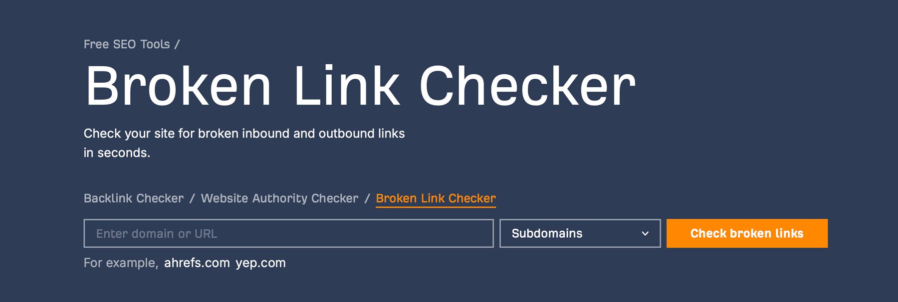 broken link checker