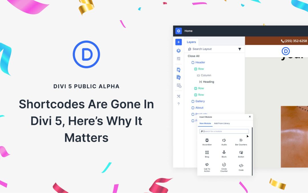 Divi 5 Waves Goodbye To Shortcodes. Here’s Why It Matters