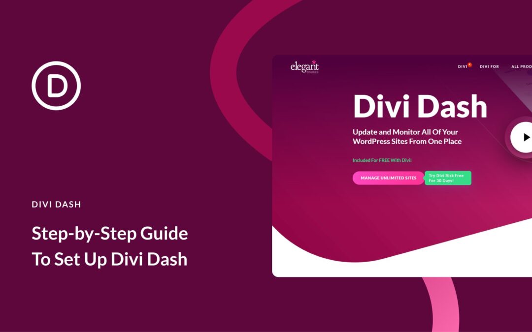 Step-by-Step Guide For Setting Up Divi Dash