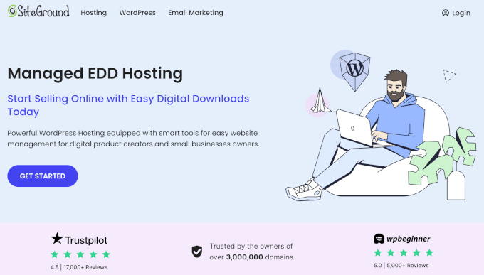 SiteGround Managed EDD Hosting