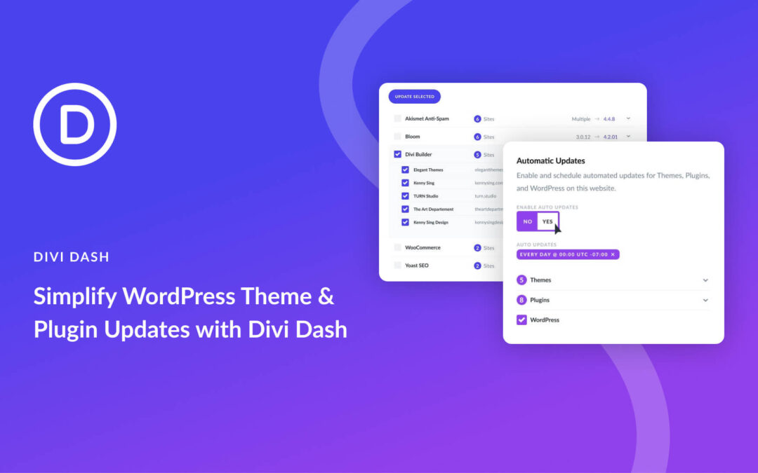 How Divi Dash Simplifies WordPress Theme and Plugin Updates