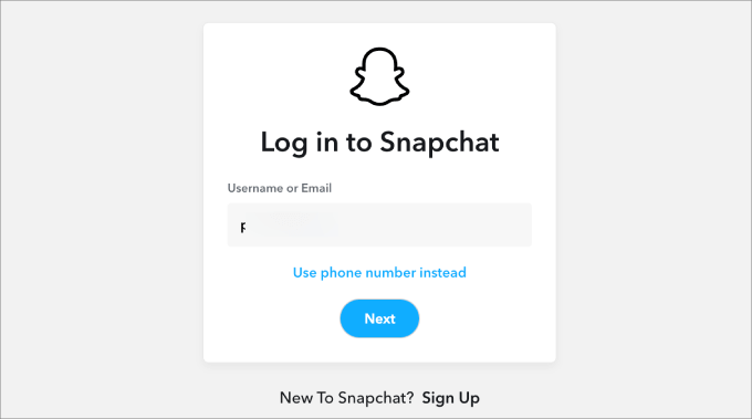 log into snapchat ads account