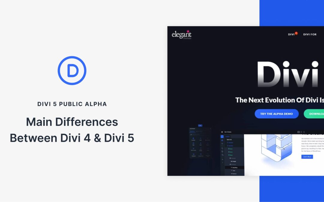 10 Main Differences Between Divi 4 & Divi 5 (Public Alpha)