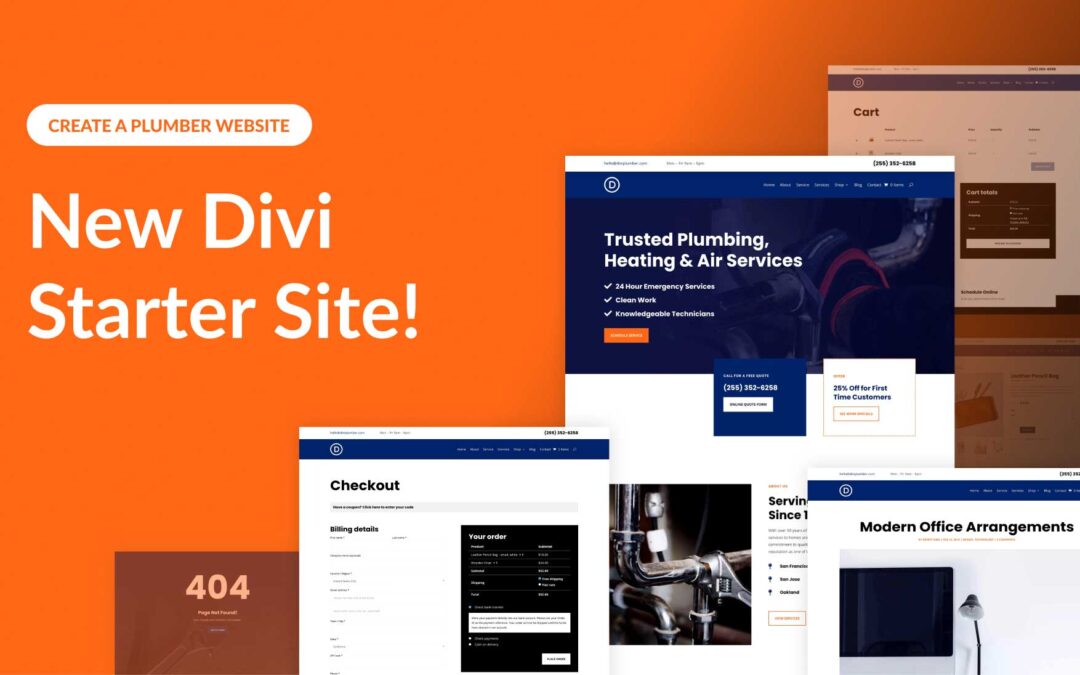 New Starter Site For Plumbers (Quick Install)