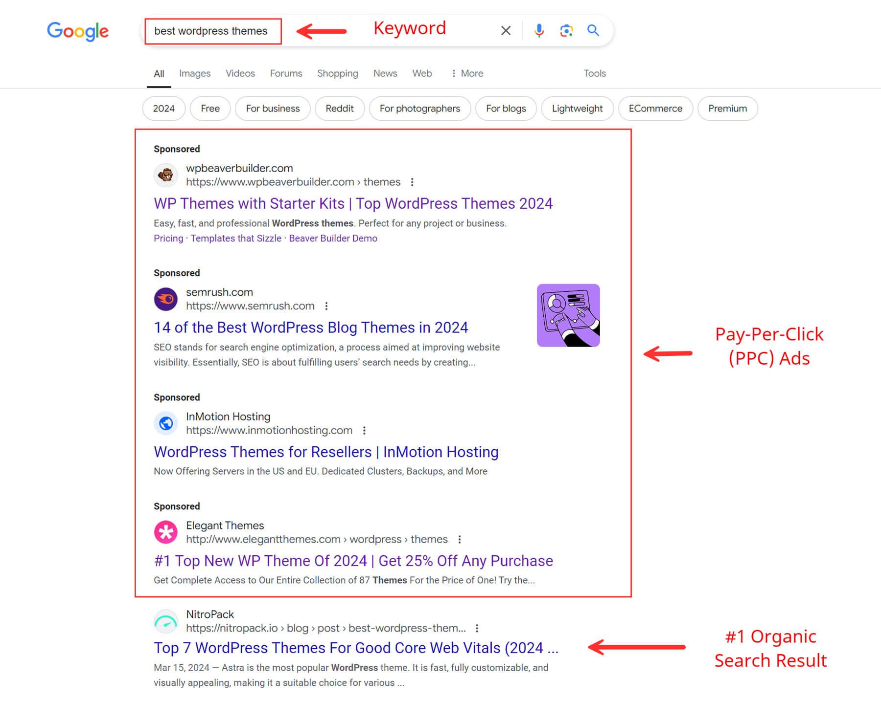 PPC Ads in SERPs