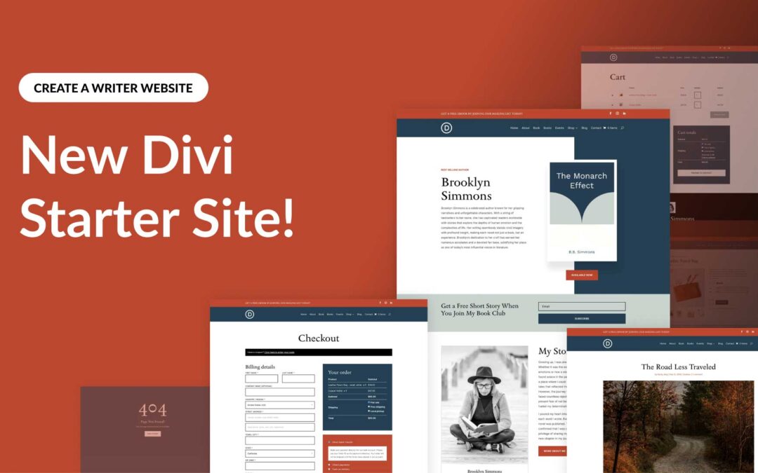 New Starter Site For Writers (Quick Install)