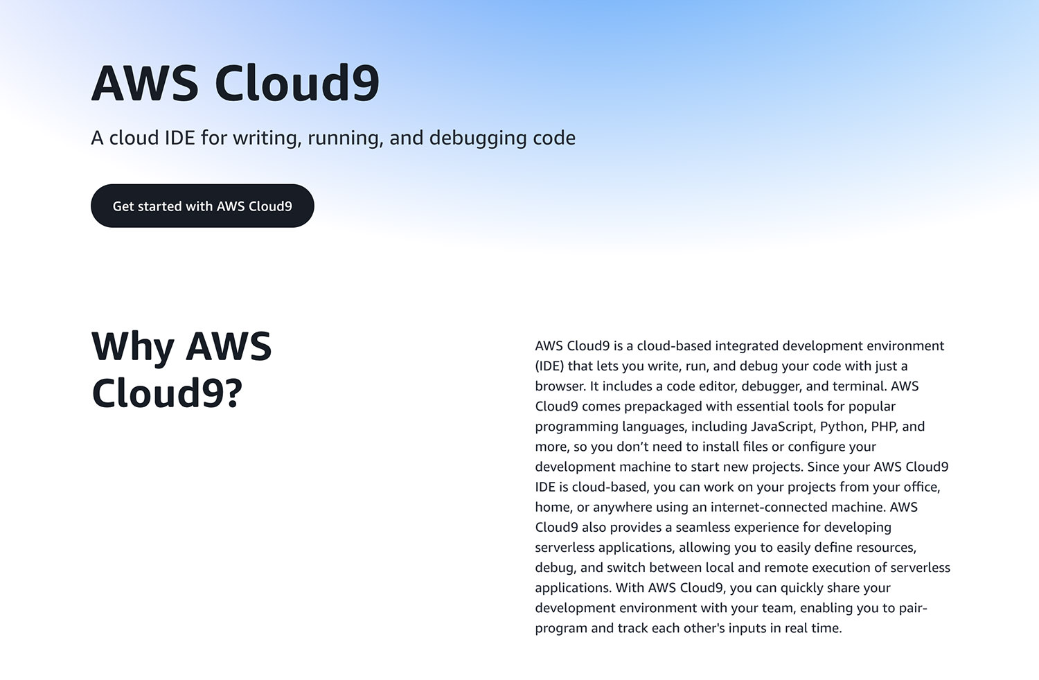 AWS Cloud9