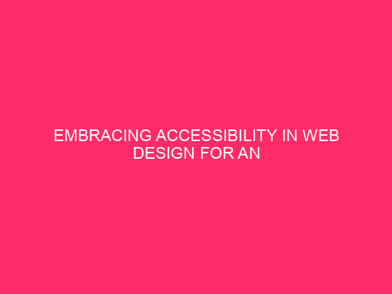 Embracing Accessibility in Web Design for an Inclusive Hale County…