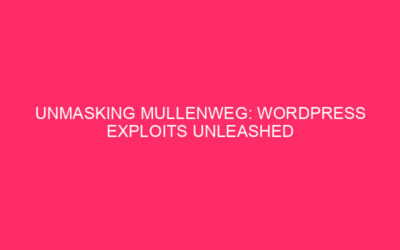 Unmasking Mullenweg: WordPress Exploits Unleashed WordPress, a content material control gadget…