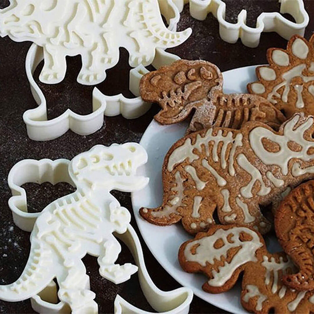 Dinosaur Fossil Cookie Cutter/Stampers