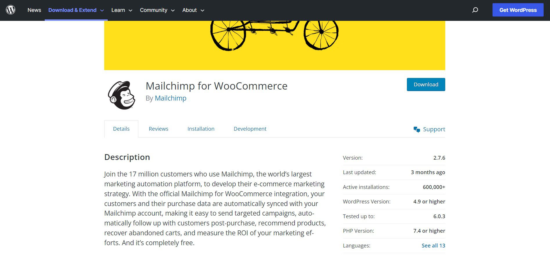 Mailchimp WordPress Integration for WooCommerce