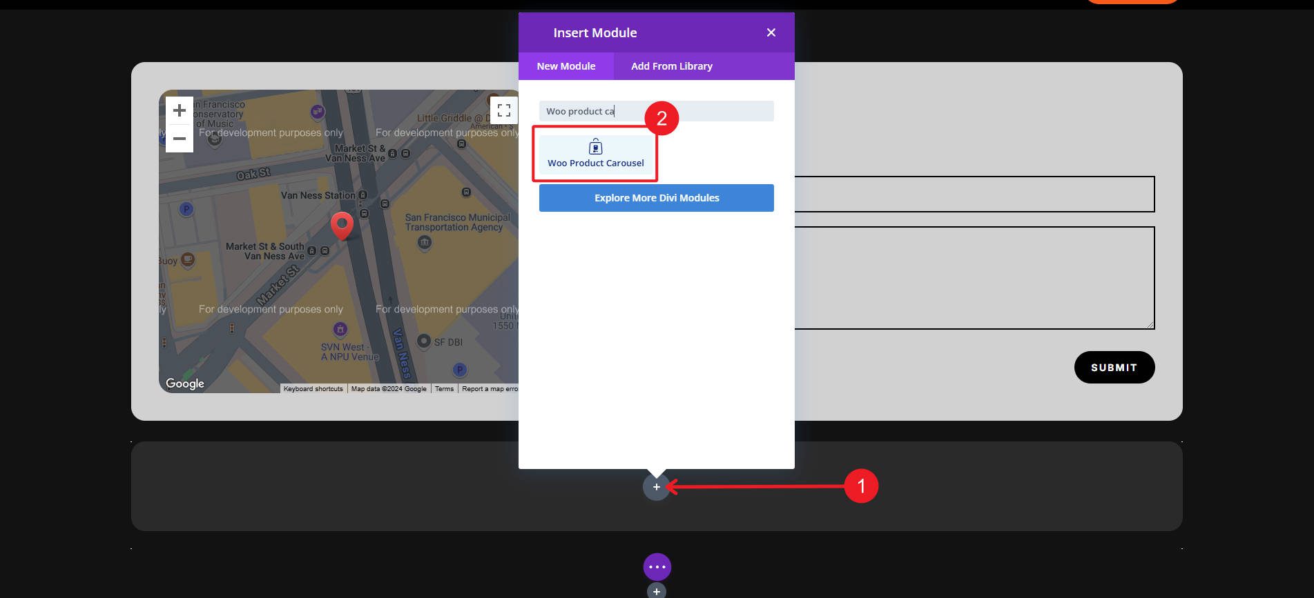 Step 1 - Woo Expand - Add Product Carousel to Page