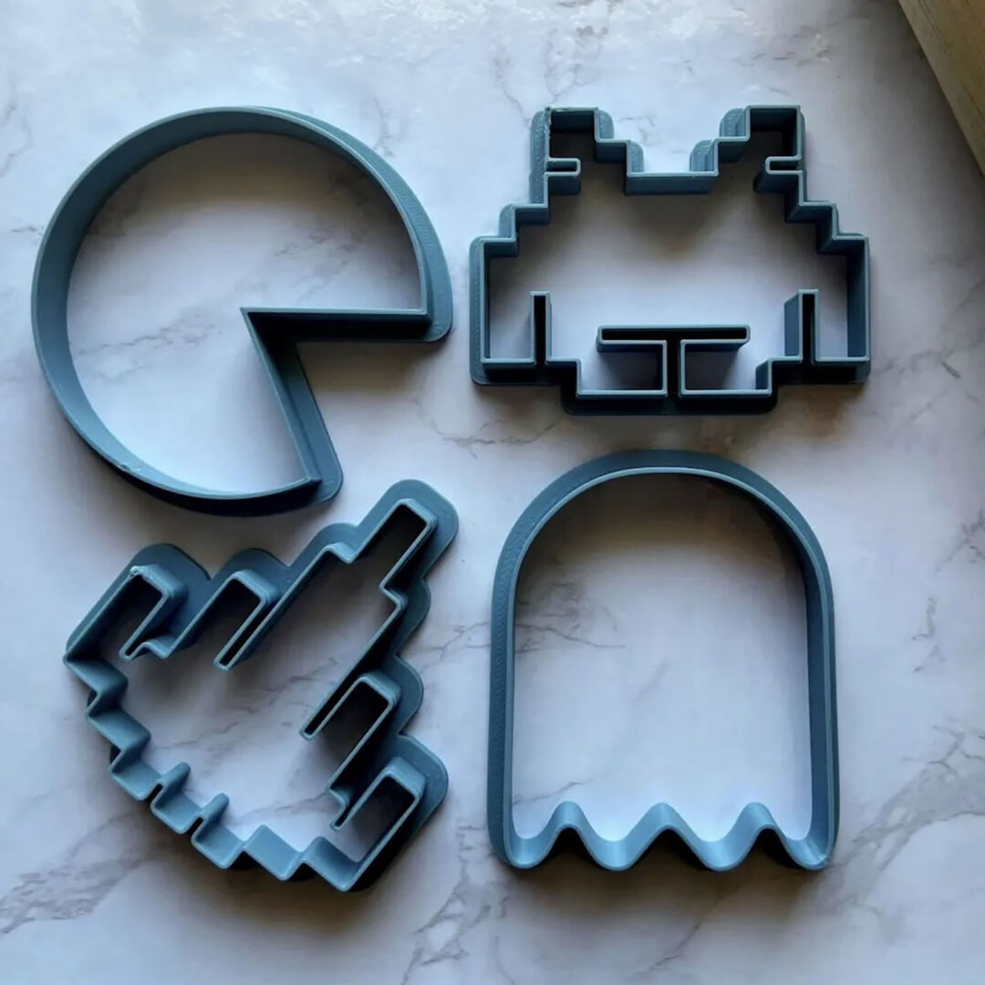 Arcade Game Cookie Cutters Set