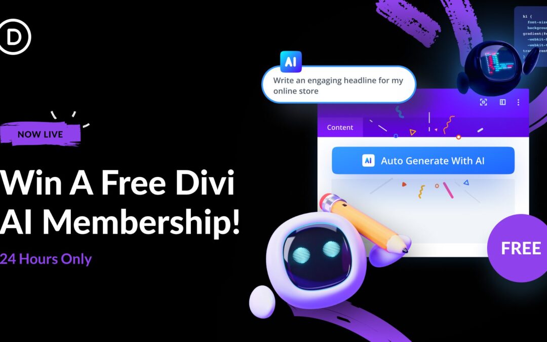 🔥 Surprise Divi AI Giveaway. 24 Hours Only!