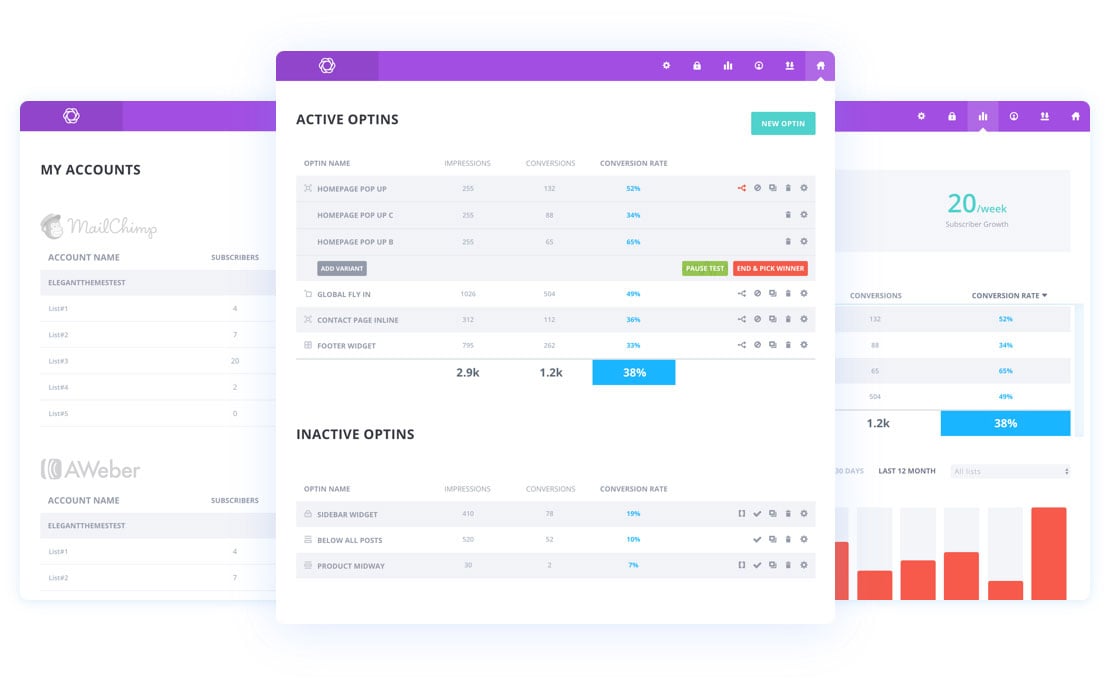 View Opt-in Conversion Rate Metrics with Bloom Analytics Dashboard