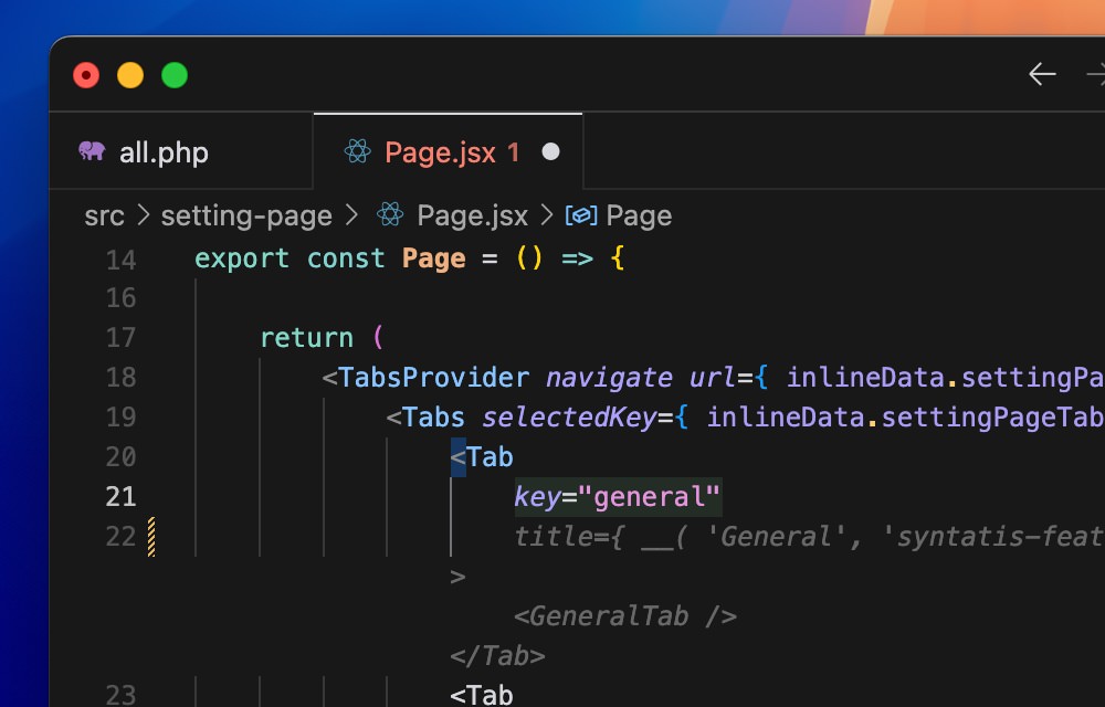 Cursor's Tab feature showcasing intelligent code auto-completion