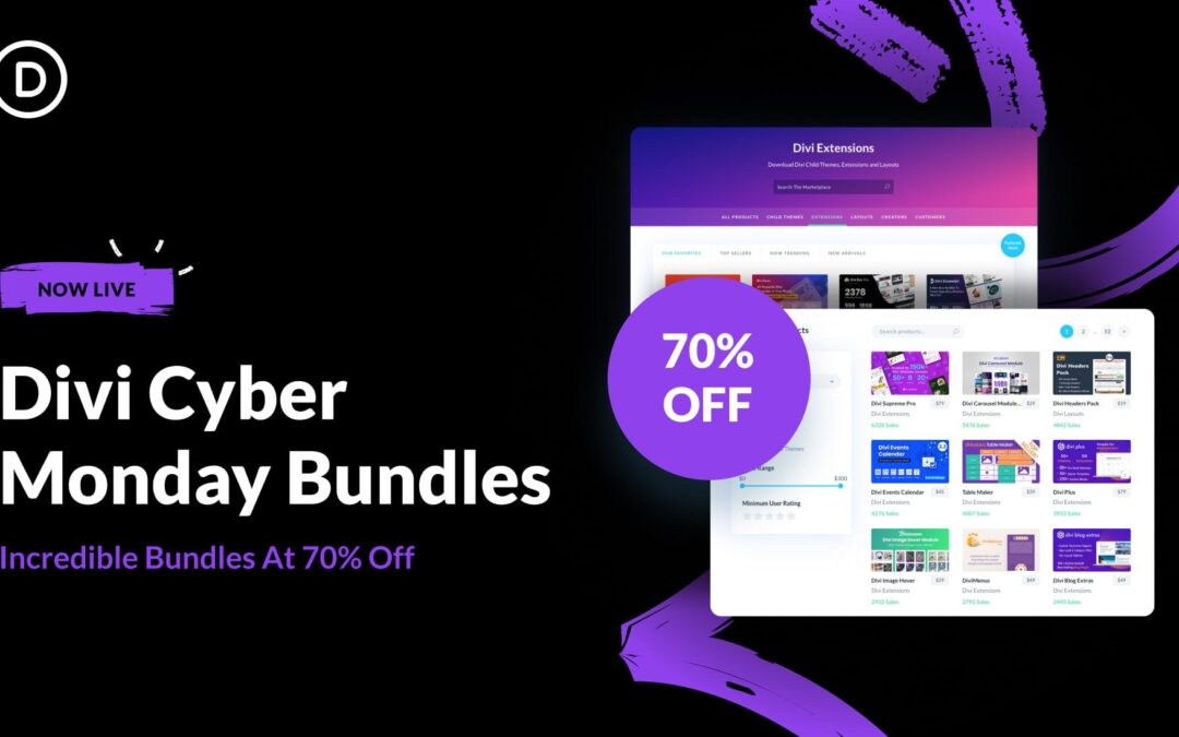 🎁 Unlock New Divi Cyber Monday Bundles: $1,970 In Savings!