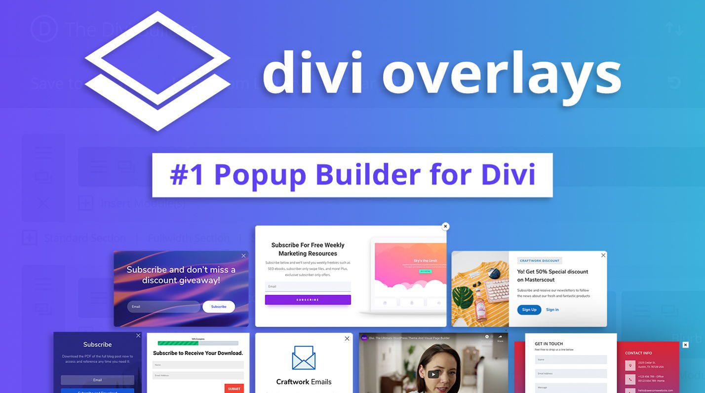 Divi Overlays Popups