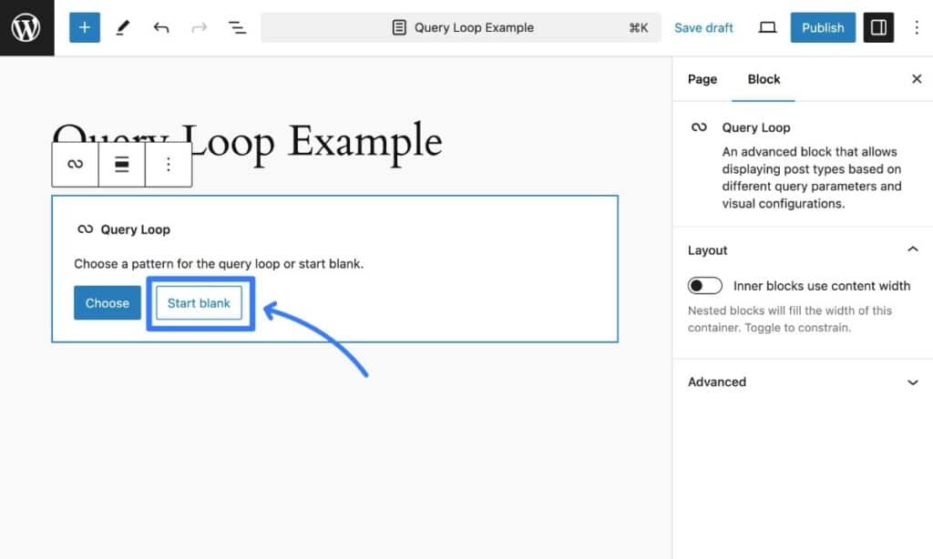 How to add the Query Loop block.