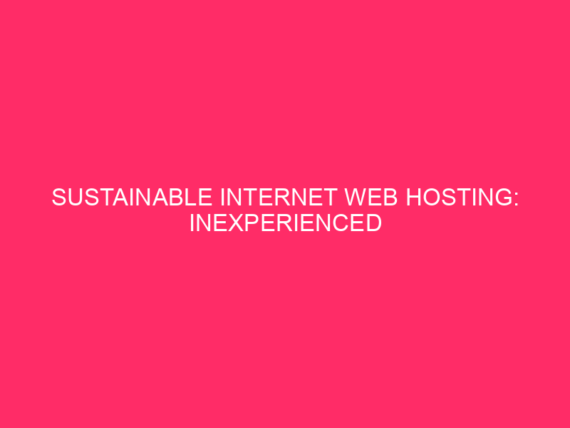 Sustainable Internet Web hosting: Inexperienced WordPress Suppliers for the Environmentally Mindful…