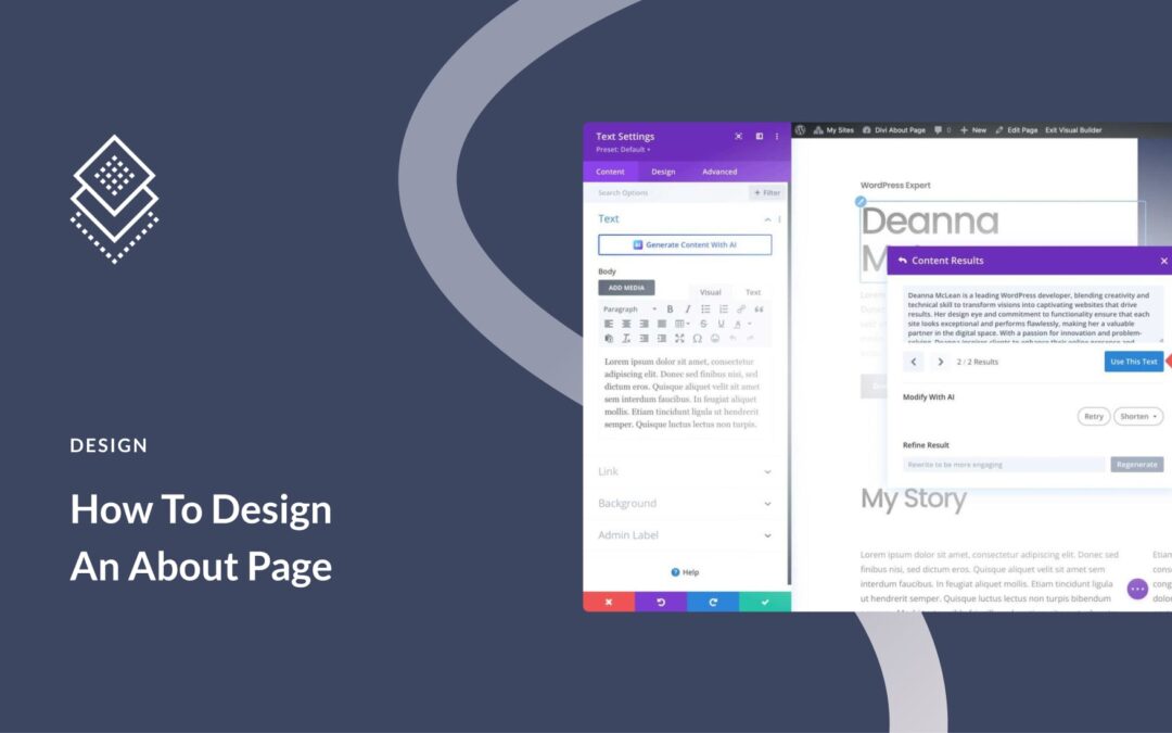 How To Design An About Page (2025 Guide)