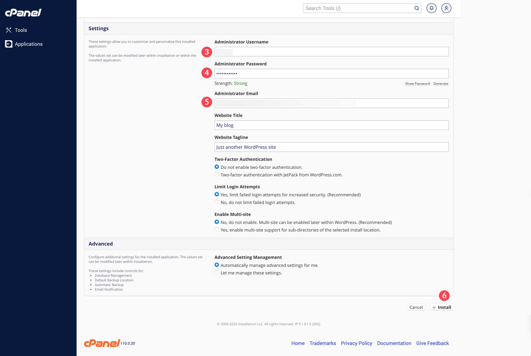 WordPress directory fields