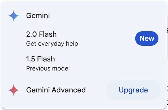 Gemini's Available Models