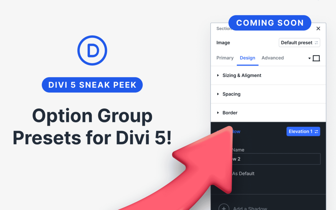 Divi 5 Sneak Peek! Class-Based Design With Option Presets