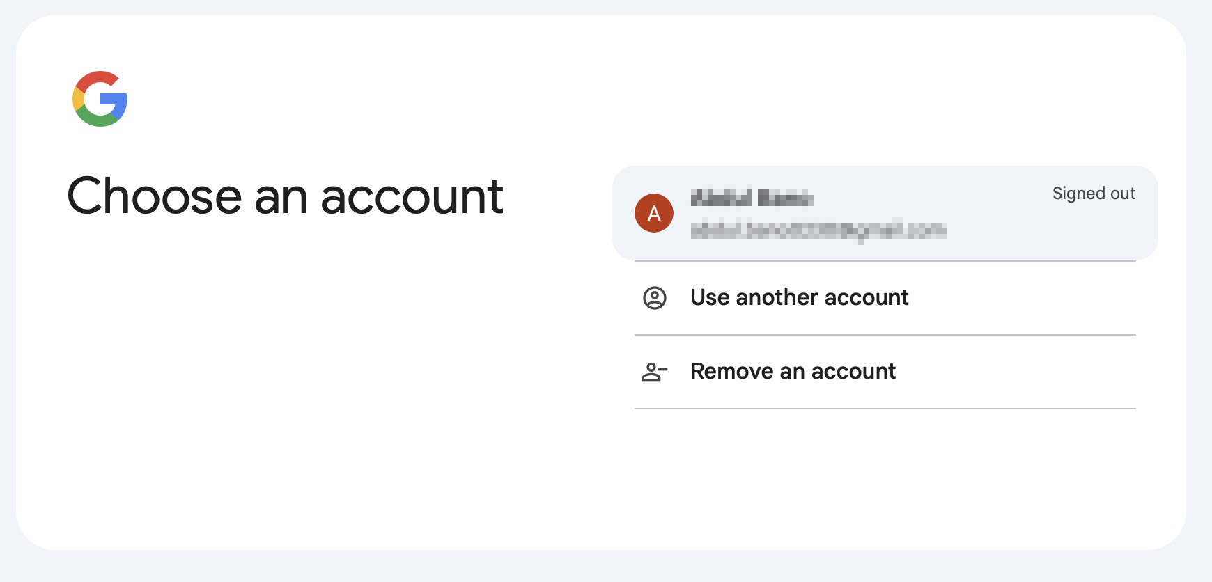 Google account