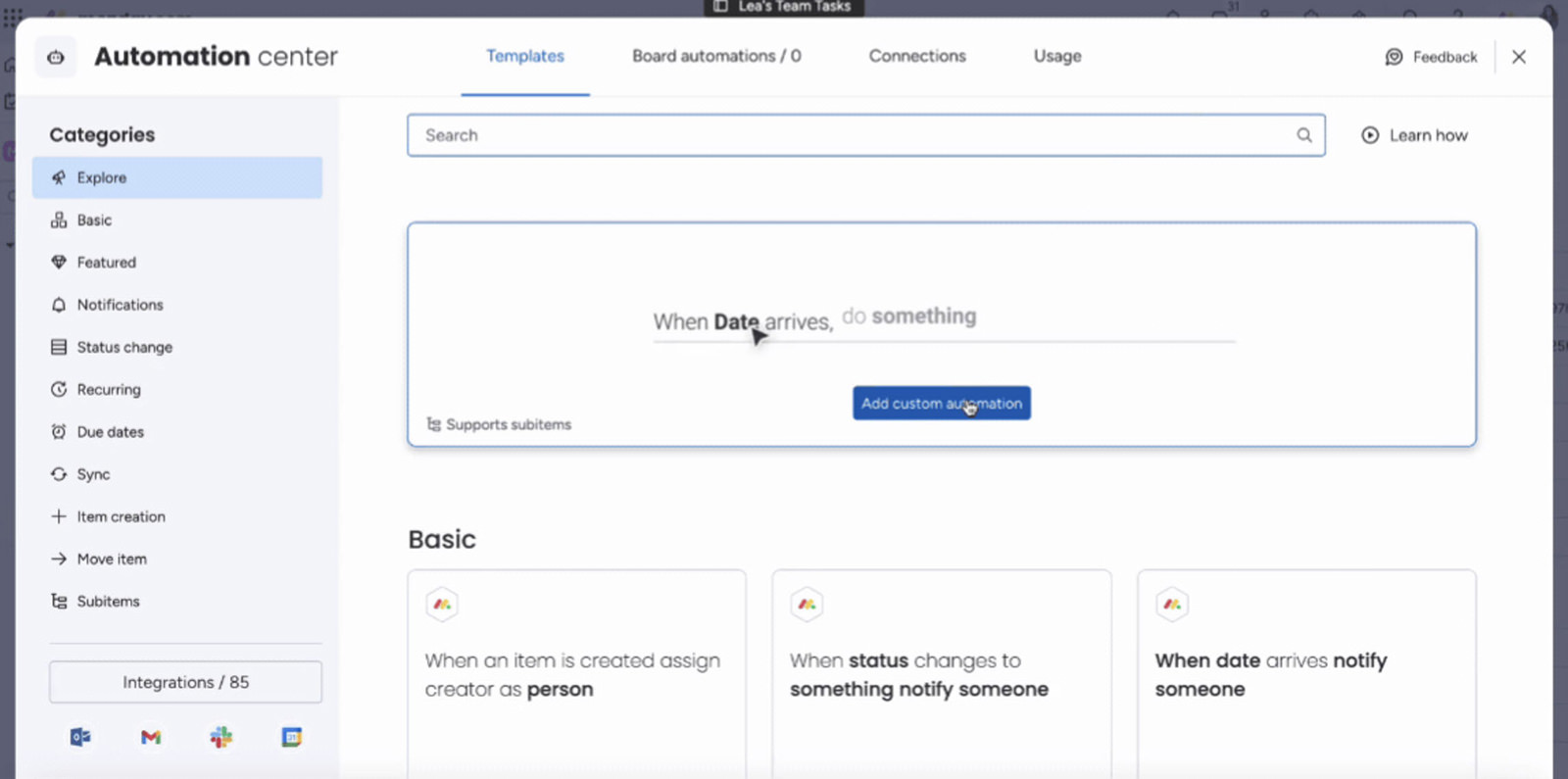 Monday.com Automation & Integrations