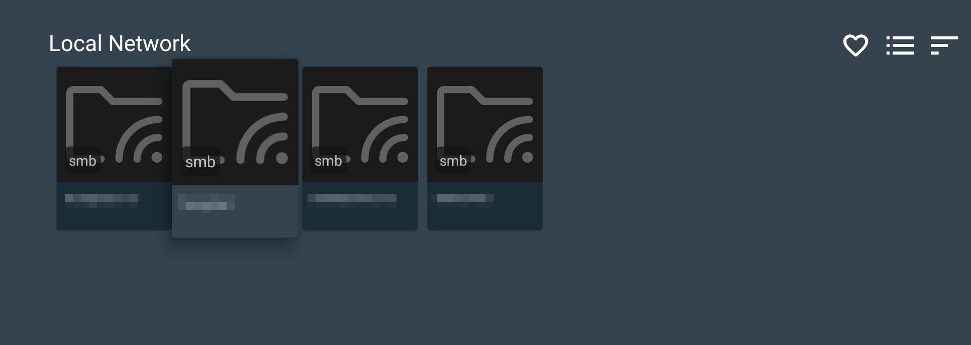 List of connected devices in VLC Player