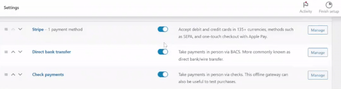 Disabling payment methods in WooCommerce