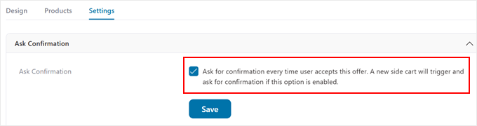 Asking for customers' confirmation before adding the post-checkout offer in FunnelKit