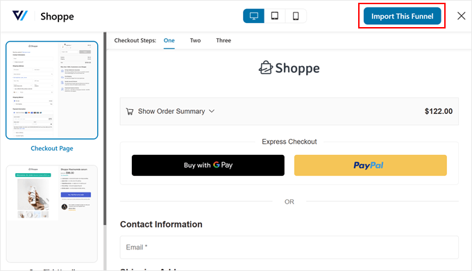 Importing a FunnelKit funnel