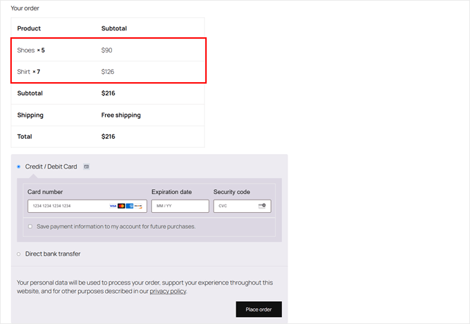 Placing a test order to see if PayPal gets disabled for high-value orders