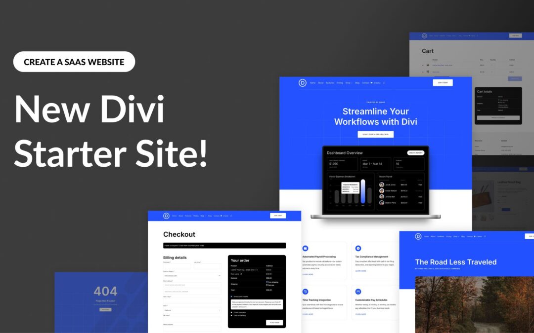 New Starter Site for SaaS (Quick Install)
