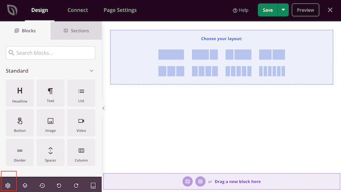 Changing the settings for your SeedProd page