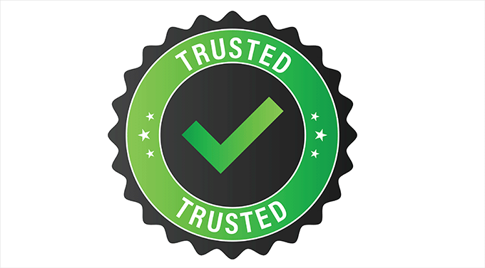 Trusted seller badge