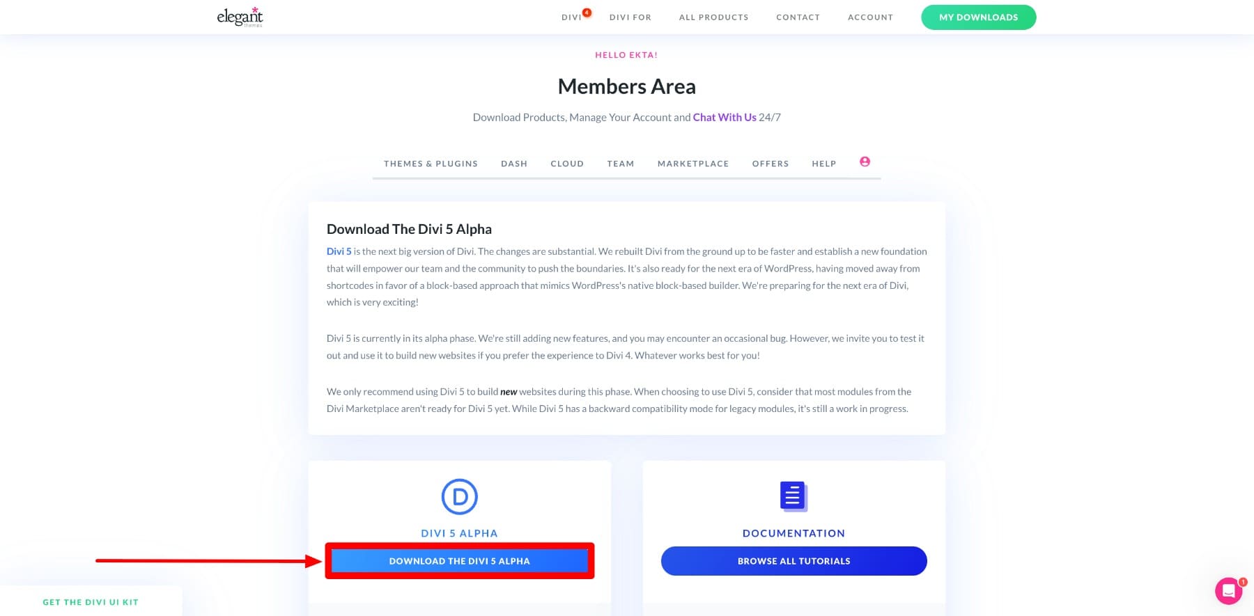download divi 5 zip folder