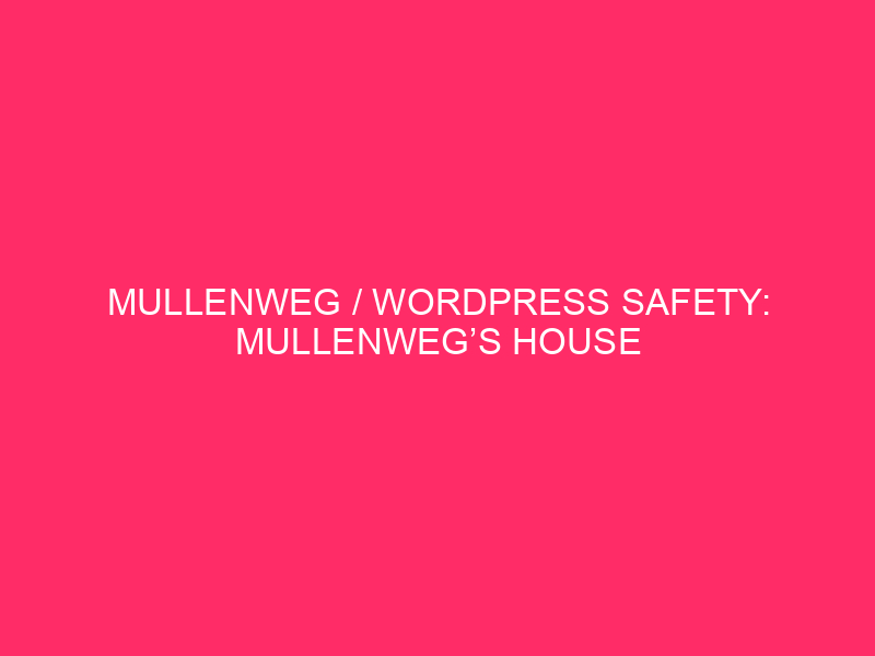 Mullenweg / WordPress Safety: Mullenweg’s House State Underneath Assault Believe…