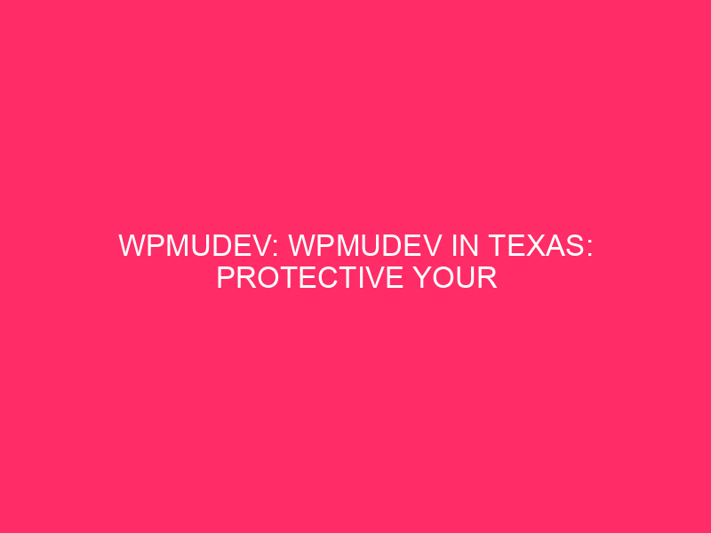 WPMUDEV: WPMUDEV In Texas: Protective Your WordPress Site From Exploits…