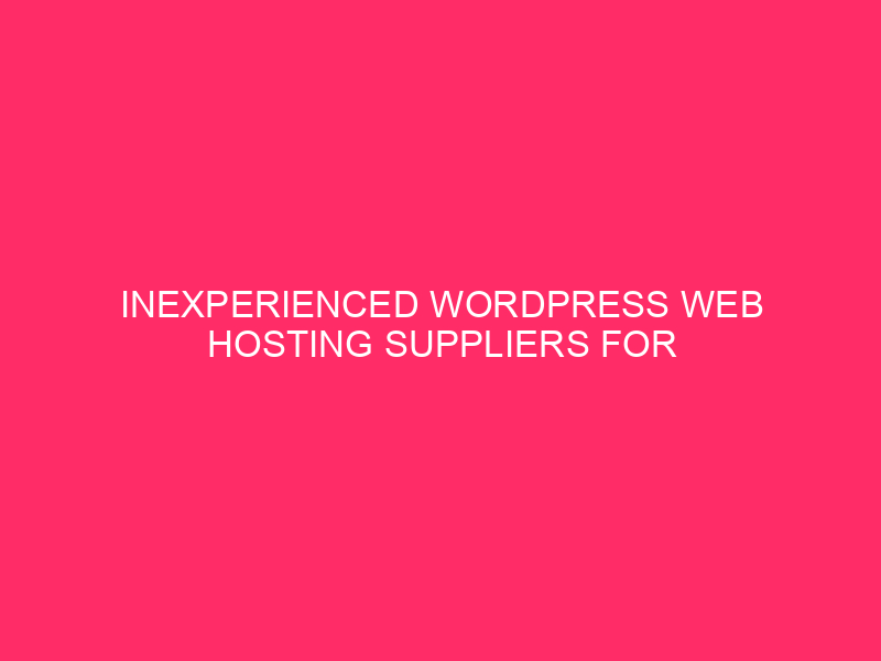 Inexperienced WordPress Web hosting Suppliers For Eco-conscious Internet sites: Web hosting Your Website online…