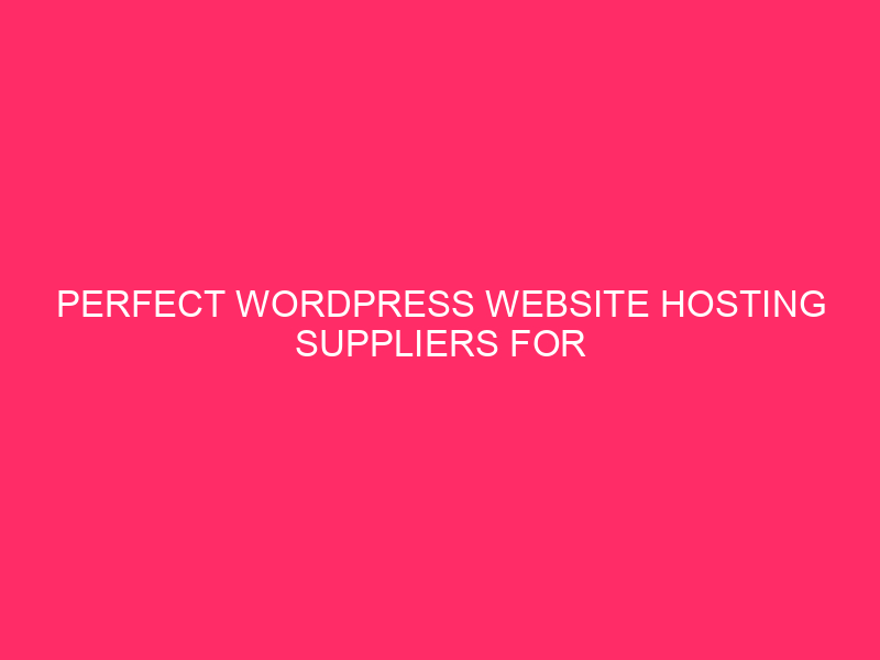 Perfect WordPress Website hosting Suppliers For Small Companies / Your Tennessee…